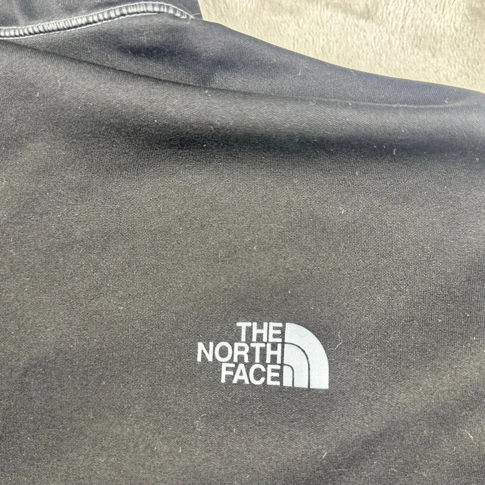 The North Face Mountain Athletics Mens Large Black Full Zip Fleece Jacket Mock